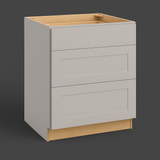 Hampton Bay Avondale 30-inch Shaker Drawer Base Cabinet in Dove Gray