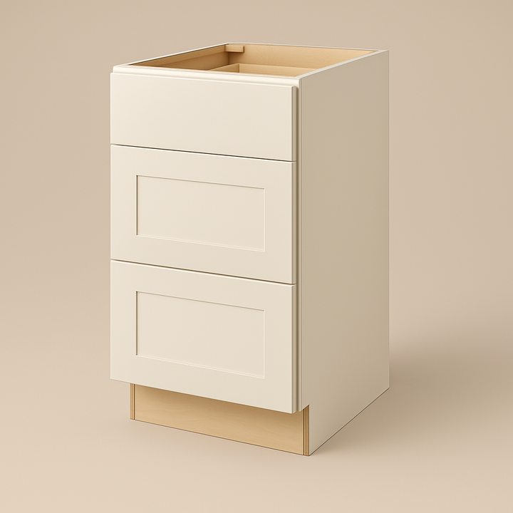 Hampton Bay Avondale 18-inch Shaker Drawer Base Cabinet in Antique White