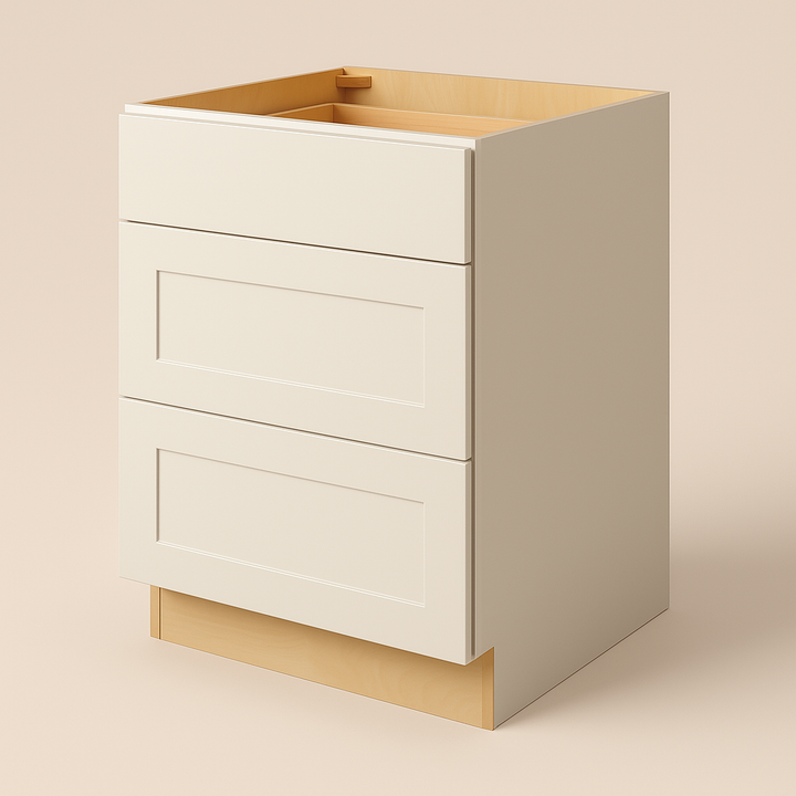 Hampton Bay Avondale 24-inch Shaker Drawer Base Cabinet in Antique White