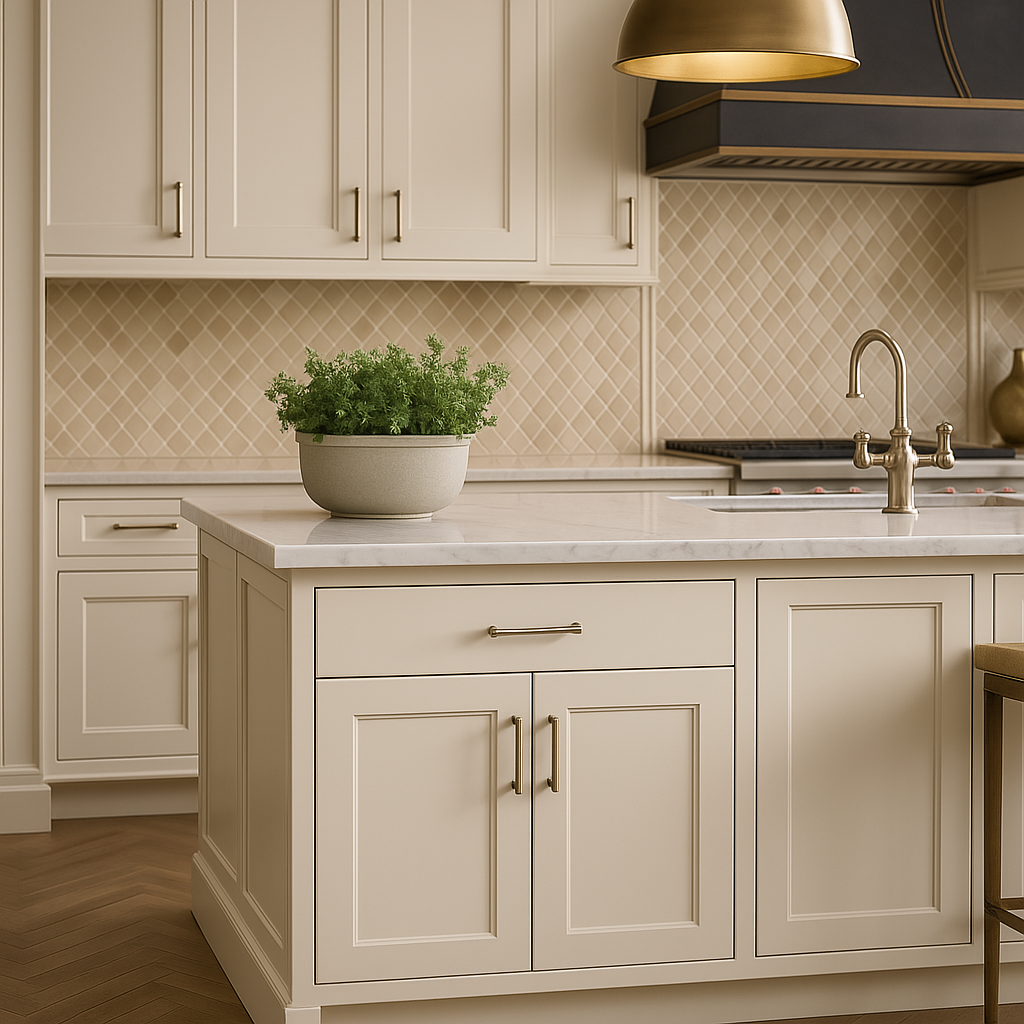 Hampton Bay Avondale 36-inch Shaker Base Kitchen Cabinet in Antique White