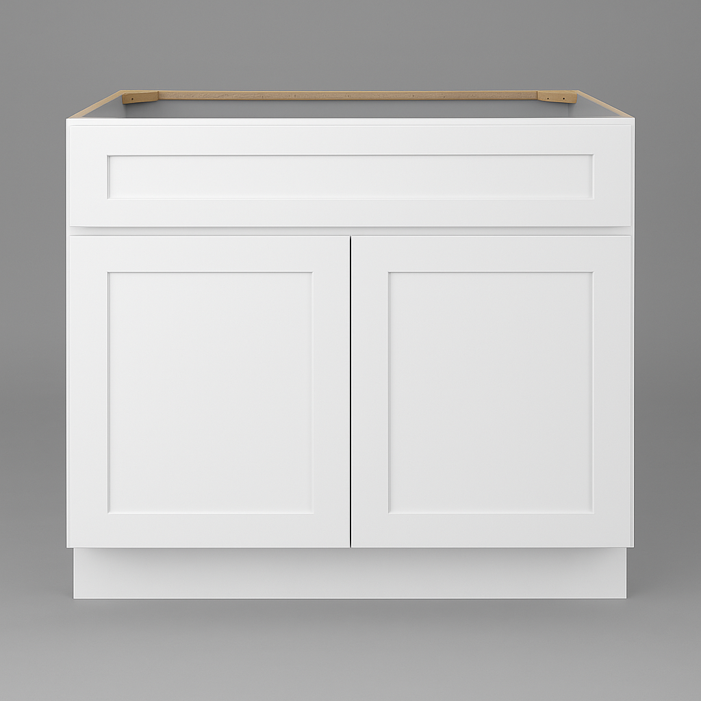 Design House Brookings Ready-to-Assemble Shaker Base Kitchen Cabinet, White