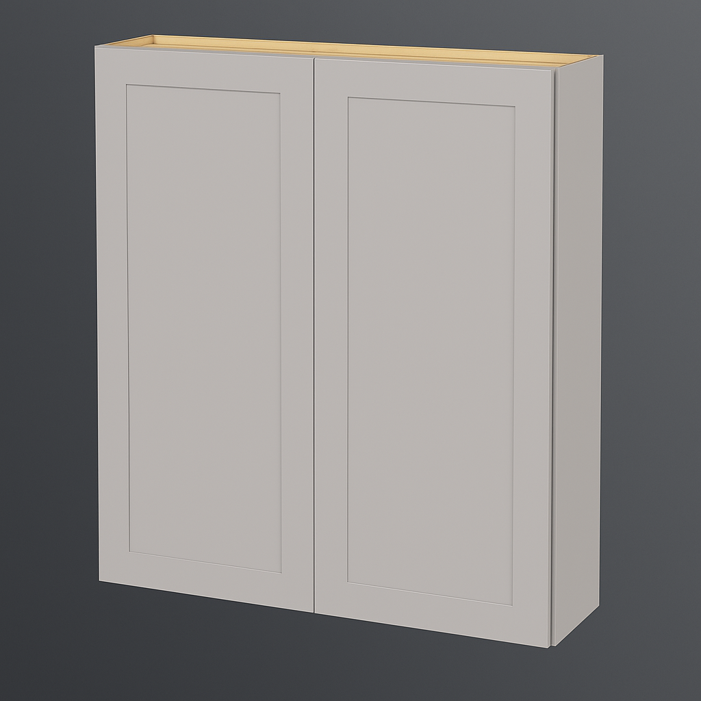 Hampton Bay Avondale 36" Dove Gray Shaker Wall Kitchen Cabinet