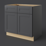 MILL'S PRIDE Richmond Venetian Onyx Shaker Base Kitchen Cabinet - Soft Close, Ready to Assemble