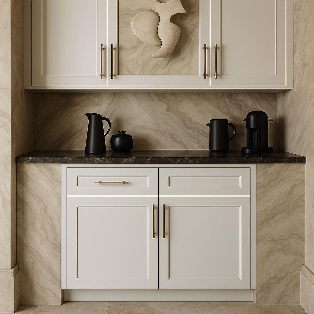 MILL'S PRIDE Richmond Verona White Shaker Base Kitchen Cabinet - 36 in W x 24 in D x 34.5 in H