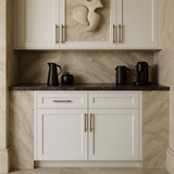 MILL'S PRIDE Richmond Verona White Shaker Base Kitchen Cabinet - 36 in W x 24 in D x 34.5 in H