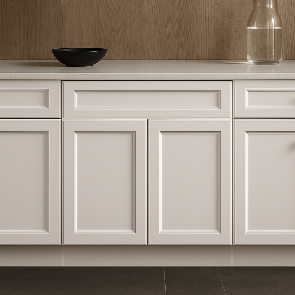 Design House Brookings Solid Wood Shaker Base Kitchen Cabinet, White