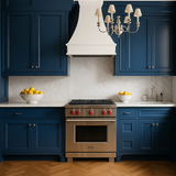MILL'S PRIDE Valencia Blue Shaker Base Kitchen Cabinet - 30 in W x 24 in D x 34.5 in H