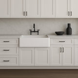 Plywell Shaker Farm Sink Base Cabinet, 36x34.5x24 in, White