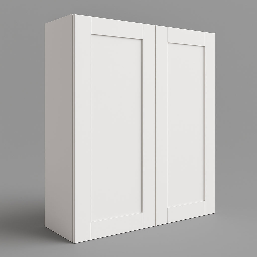 MILL'S PRIDE Richmond Verona White Shaker Wall Kitchen Cabinet - 30 in W x 12 in D x 42 in H
