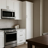 Hampton Bay Avondale Ready to Assemble Plywood Shaker Pantry Cabinet in Alpine White