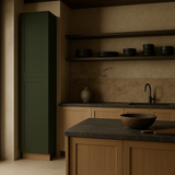 Hampton Bay Avondale 18 in. W x 24 in. D x 96 in. H Shaker Pantry Cabinet in Fern Green