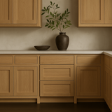 Hampton Bay Avondale 24" Shaker Drawer Base Cabinet in White Oak