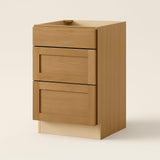 Hampton Bay Avondale 24" Shaker Drawer Base Cabinet in White Oak