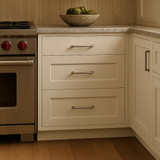 Hampton Bay Avondale 30-inch Shaker Drawer Base Cabinet in Antique White