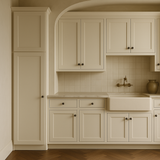Hampton Bay Avondale 18 in. W x 24 in. D x 84 in. H Ready to Assemble Shaker Pantry Cabinet in Antique White