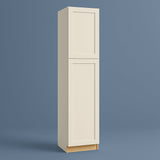Hampton Bay Avondale 18 in. W x 24 in. D x 84 in. H Ready to Assemble Shaker Pantry Cabinet in Antique White