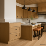 Hampton Bay Avondale White Oak Shaker Drawer Base Cabinet, 30 in.