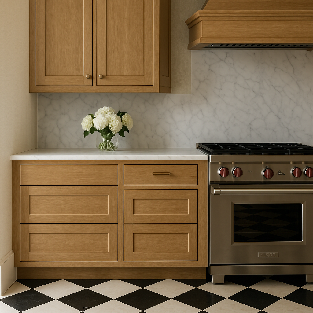 Hampton Bay Avondale White Oak Shaker Drawer Base Cabinet, 30 in.