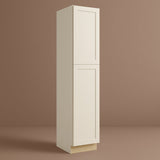 Hampton Bay Avondale 18 in. W x 24 in. D x 90 in. H Ready to Assemble Shaker Pantry Cabinet in Antique White