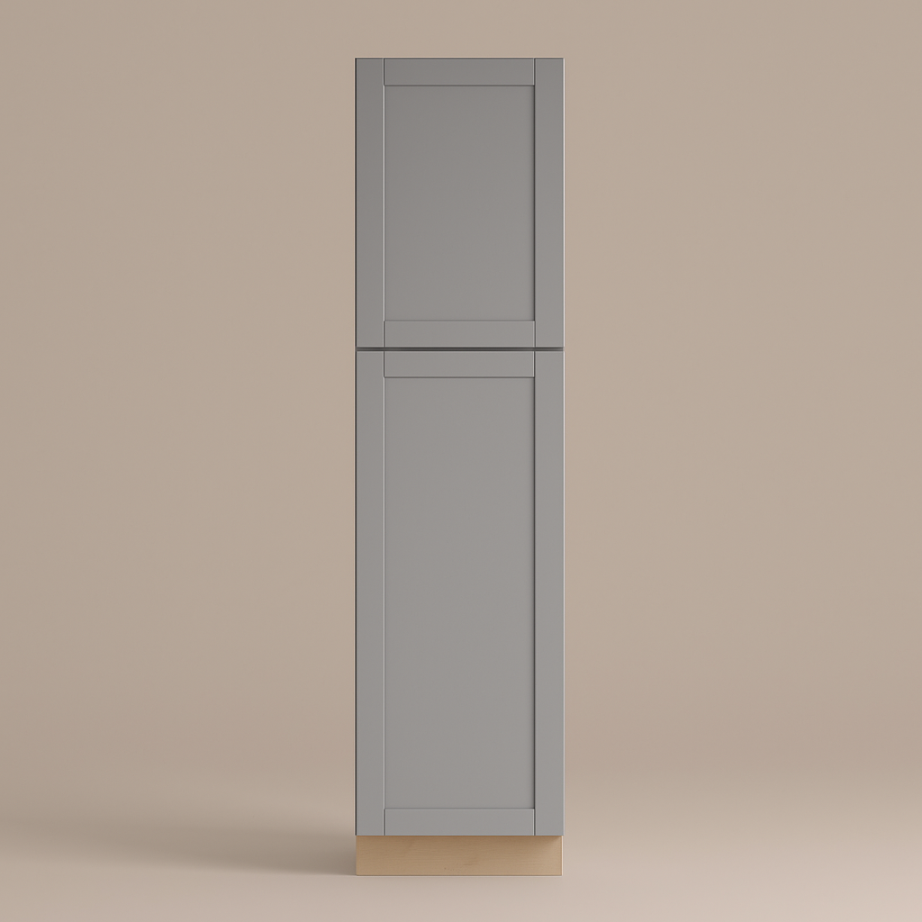 MILL'S PRIDE Richmond Vesuvius Gray Shaker Pantry Cabinet - Ready to Assemble
