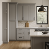 MILL'S PRIDE Richmond Vesuvius Gray Shaker Pantry Cabinet - Ready to Assemble