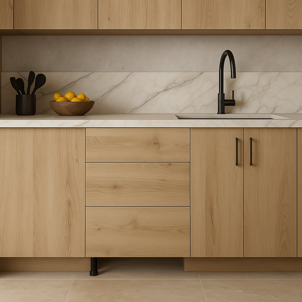 Cambridge Radiance Ready-to-Assemble Light Oak Kitchen Cabinet, 30 in.