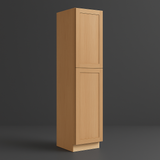 Hampton Bay Avondale White Oak Shaker Pantry Cabinet, 18x24x96 in.