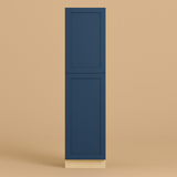 MILL'S PRIDE Valencia Blue Shaker Pantry Cabinet - 18" W x 24" D x 96" H