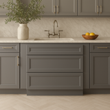 PELHAM & WHITE Keyport Shaker Charcoal Plywood Drawer Base Kitchen Cabinet