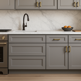 PELHAM & WHITE Keyport Shaker Charcoal Plywood Drawer Base Kitchen Cabinet