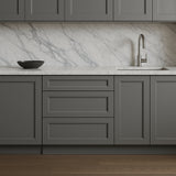 PELHAM & WHITE Keyport Shaker Charcoal Plywood Drawer Base Kitchen Cabinet