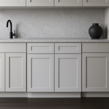 HOMEIBRO Shaker Dove Plywood Base Kitchen Cabinet with 2 Drawers and 2 Doors