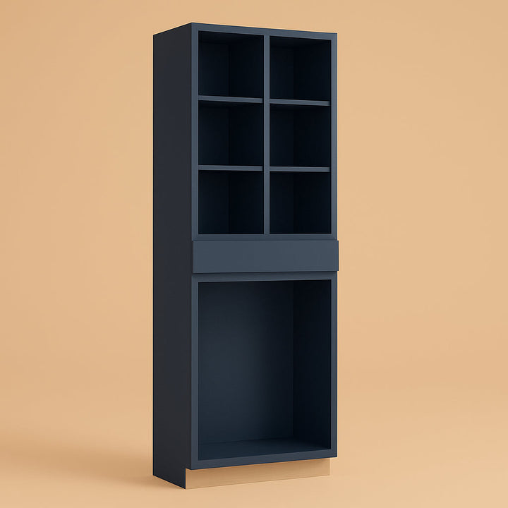 Hampton Bay Avondale Ink Blue Shaker Pantry Cabinet, 36x24x96