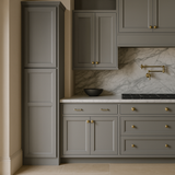 PELHAM & WHITE Keyport Shaker Pantry Cabinet, Charcoal Gray, Tool-Free Assembly