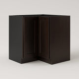 Design House Brookings Solid Wood Lazy Susan Corner Base Cabinet in Espresso