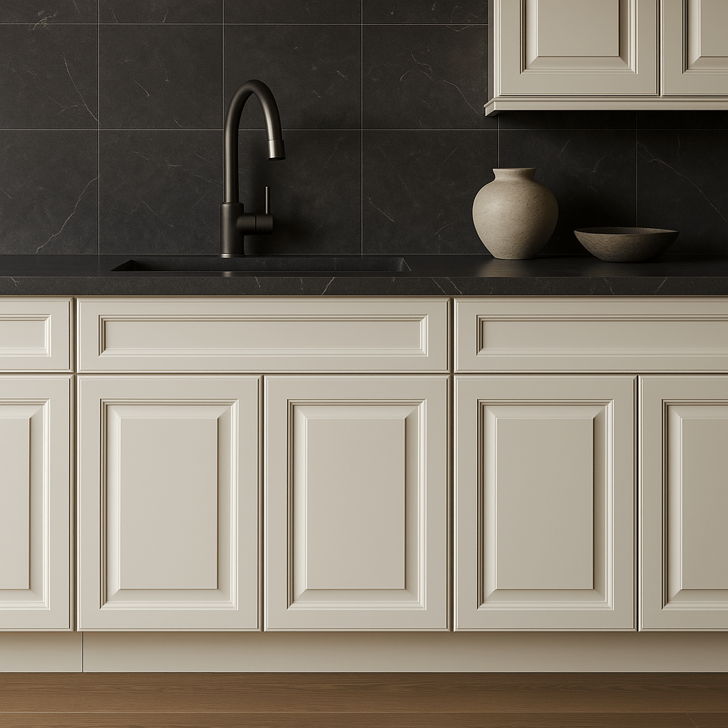 LIFEART CABINETRY Newport Ready to Assemble Sink Base Cabinet, Classic White