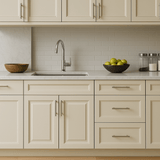 LIFEART CABINETRY Newport Ready to Assemble Sink Base Cabinet, Classic White