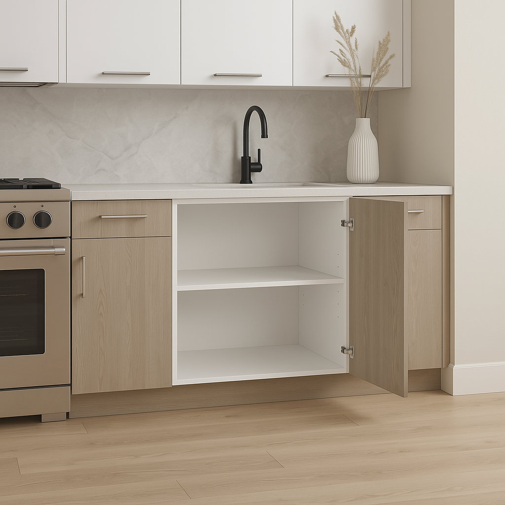 Cambridge Grey Nordic 36 in. Blind Corner Base Kitchen Cabinet