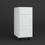 Cambridge Everest 30 in. Shaker Drawer Base Kitchen Cabinet in White