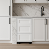 Cambridge Everest 30 in. Shaker Drawer Base Kitchen Cabinet in White
