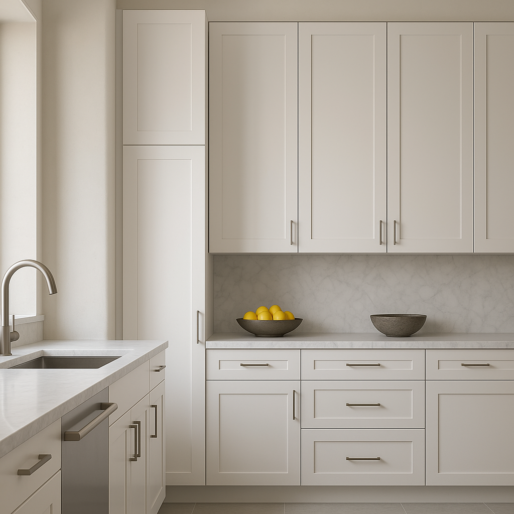 Design House Brookings Shaker Style Pantry/Utility Cabinet in White