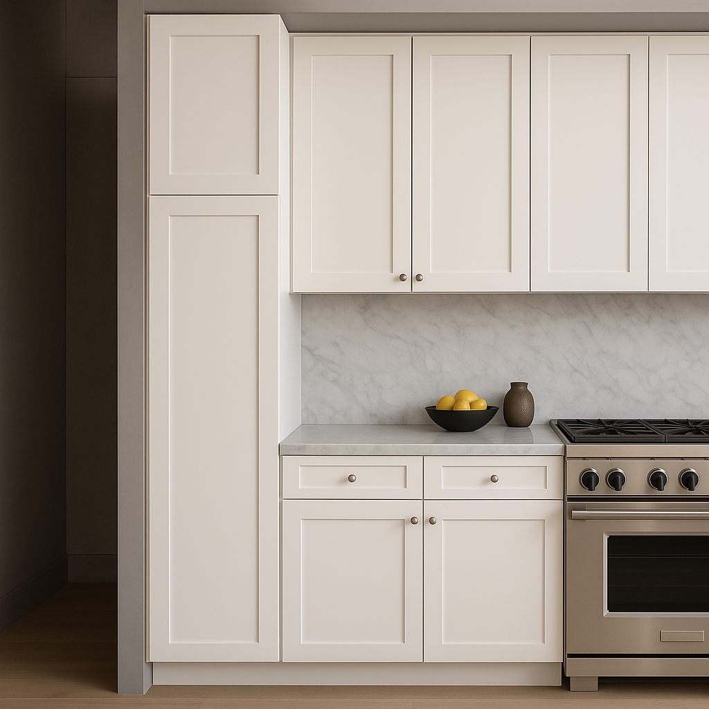 Design House Brookings Shaker Style Pantry/Utility Cabinet in White