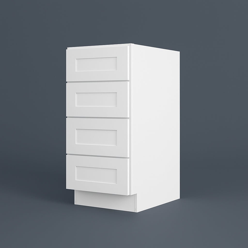 HOMLUX Ready to Assemble Drawer Base Kitchen Cabinet in Shaker White