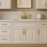 LIFEART CABINETRY Newport Sink Base Cabinet, Classic White, Ready to Assemble