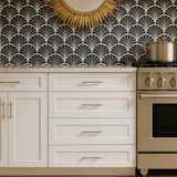 HOMLUX Shaker White 4-Drawer Kitchen Cabinet - Ready to Assemble