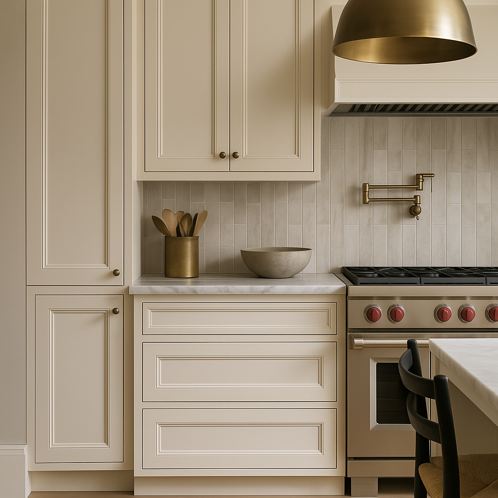 LIFEART CABINETRY Newport Ready to Assemble Base Cabinet with 3 Drawers in Classic White