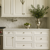 LIFEART CABINETRY Newport Ready to Assemble Base Cabinet with 3 Drawers in Classic White