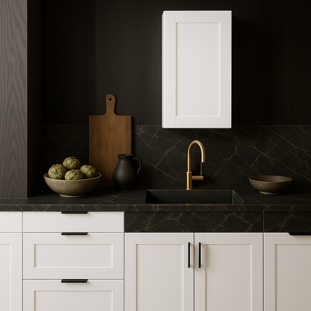 MILL'S PRIDE Richmond Verona White Shaker Wall Kitchen Cabinet - 15 in W x 12 in D x 36 in H