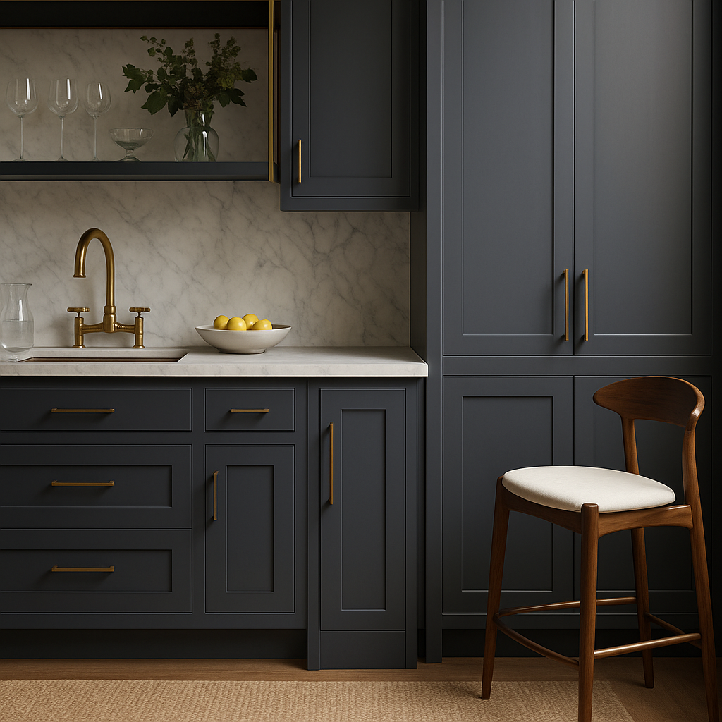 MILL'S PRIDE Richmond Venetian Onyx Shaker Base Kitchen Cabinet - Soft Close, Ready to Assemble
