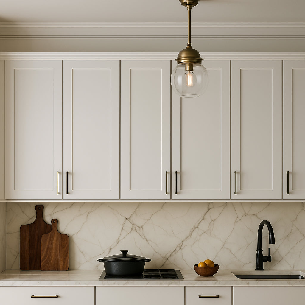Cambridge Everest Ready-to-Assemble Shaker Wall Kitchen Cabinet, White, 9x12x36 in.